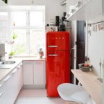 ห้องครัวที่ทันสมัยในพื้นที่แคบ