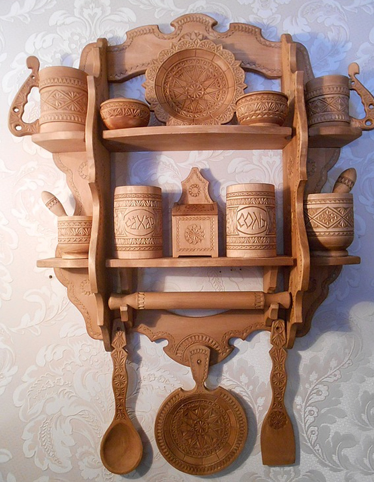 เครื่องครัว DIY จานไม้