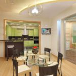 ภาพการออกแบบห้องครัวที่สดใส
