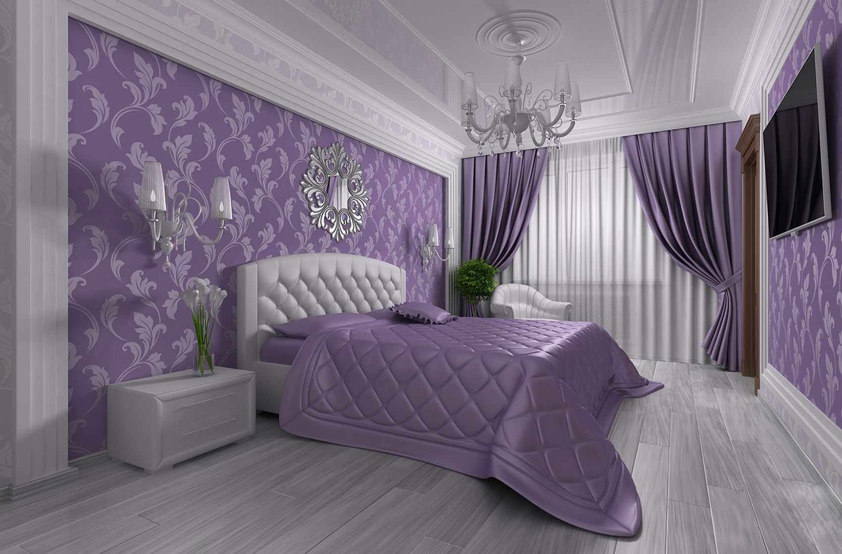 ตัวอย่างของสไตล์ห้องนอนที่สวยงาม