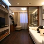 รุ่นของสไตล์ที่สดใสของห้องนั่งเล่นรูปถ่าย 16 ตร.ม.