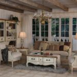 ห้องนั่งเล่นที่แสนสบายในสไตล์ French Provence