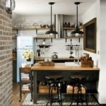 Design of a small loft style kitchen