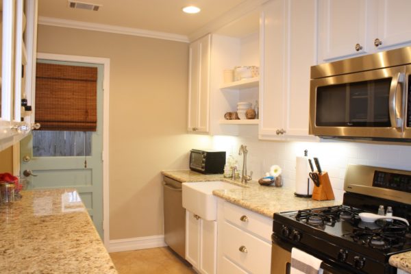 The option of coating the walls with waterproof paint