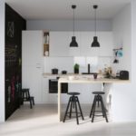 Small kitchens can successfully combine aesthetics and conciseness
