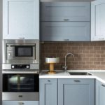 Correct location of household appliances in a small kitchen