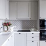 Light facades today are most popular in the design of interiors of small kitchens