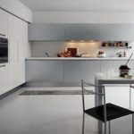 Minimalism grey kitchen