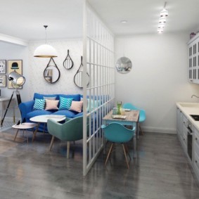 Piso laminado cinza