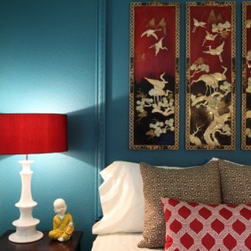 รูปภาพการออกแบบตกแต่งภายในห้องนอนของ Feng Shui