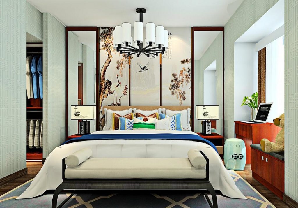 Feng Shui ตกแต่งรูปภาพห้องนอนภายใน