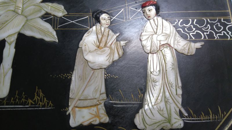 แผงหน้าปัดในสไตล์ของวัฒนธรรมจีนสำหรับการตกแต่งห้องครัว