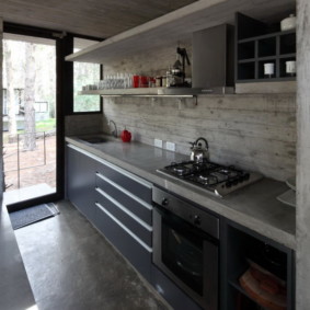 ชุดหูฟังแบบ linear countertop สีเทา