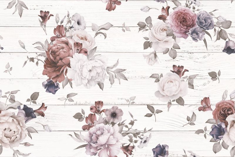 ภาพวาดดอกไม้เก๋โทรม