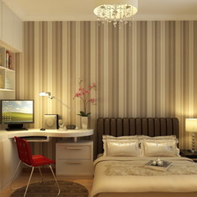 ห้องนอนที่ทันสมัย ​​12 ตร. ม.