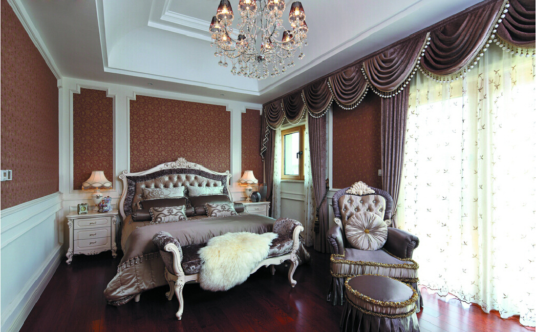 ภาพการออกแบบห้องนอนนีโอคลาสสิค