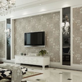 วอลล์เปเปอร์แสงในความคิดภาพห้องนั่งเล่น