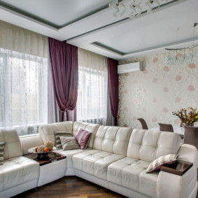 วอลล์เปเปอร์แสงในการตกแต่งภาพห้องนั่งเล่น