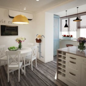 TV in the kitchen photo decor