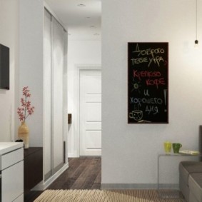 TV in the kitchen interior photo