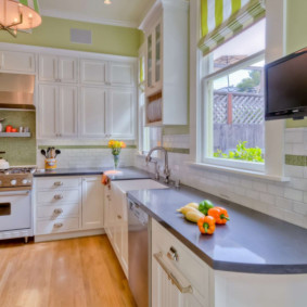 TV in the kitchen