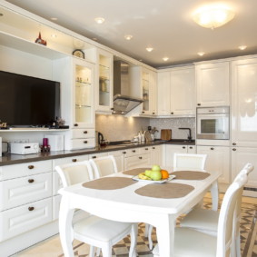 TV in the kitchen