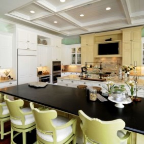TV in the kitchen ideas photo
