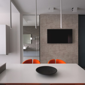 TV in the kitchen interior ideas