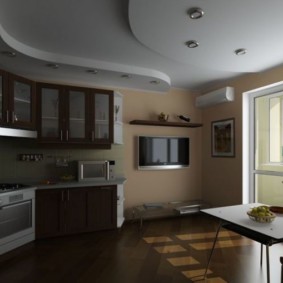 TV in the kitchen interior ideas