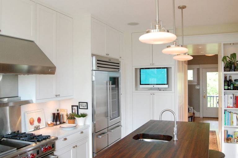 TV in the kitchen