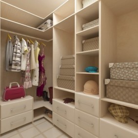 ห้องแต่งตัวในรูปภาพการออกแบบห้องนอน