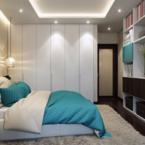 ห้องแต่งตัวในการตกแต่งภายในห้องนอน