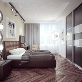 ห้องแต่งตัวในแนวคิดการตกแต่งภายในห้องนอน