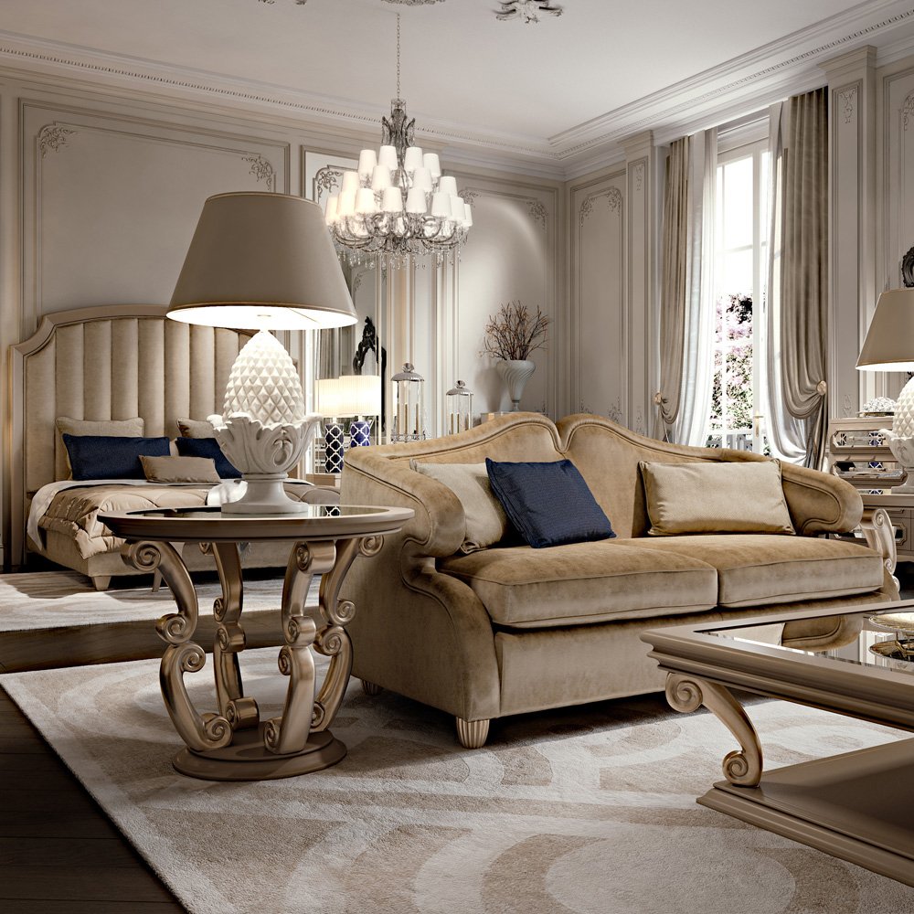 ภาพการตกแต่งภายในห้องนั่งเล่น Art Nouveau
