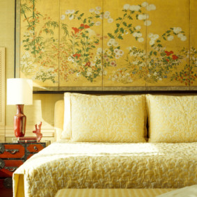 ตกแต่งห้องนอนโดย feng shui ตกแต่งภาพ