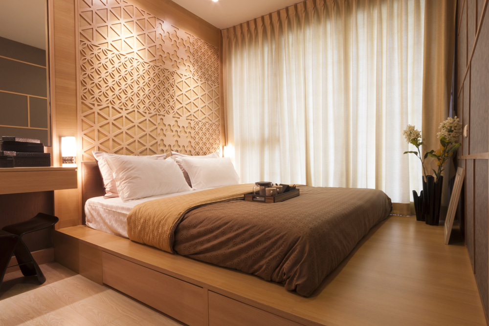 การตกแต่งภายในห้องนอนโดย feng shui