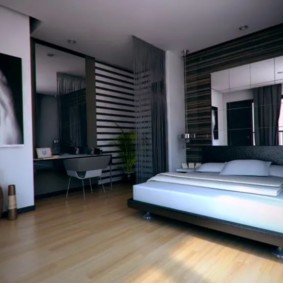 ภาพการออกแบบห้องนอนของผู้ชาย