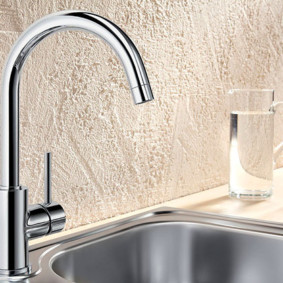 แนวคิดการออกแบบห้องครัว faucet