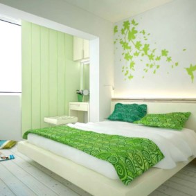 ห้องนอนสีเขียว