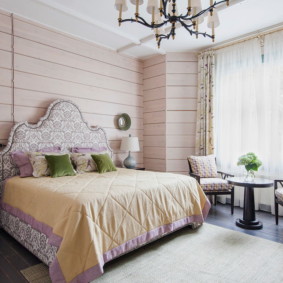 ห้องนอนที่ทันสมัยในสีสดใส