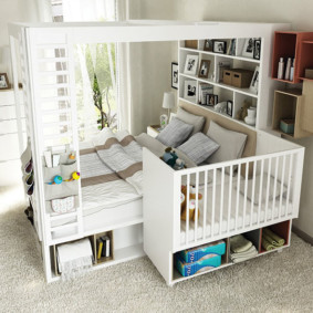 เฟอร์นิเจอร์รวมสำหรับห้องที่มีเด็ก