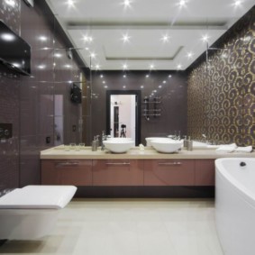 ภาพการออกแบบเคาน์เตอร์ห้องน้ำ