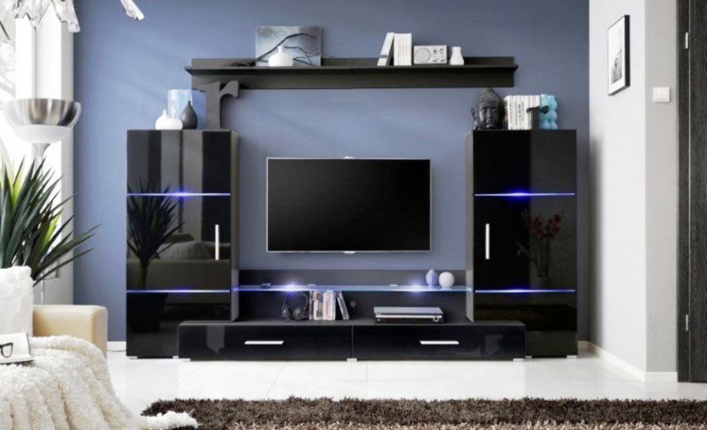 ผนังขนาดเล็กในห้องนั่งเล่น