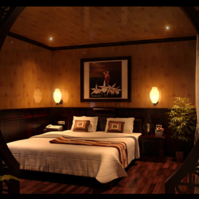 sconces ในห้องนอนเหนือเตียงความคิด