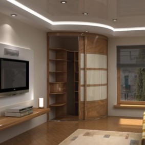 การออกแบบตู้เก็บของ Radius Corner