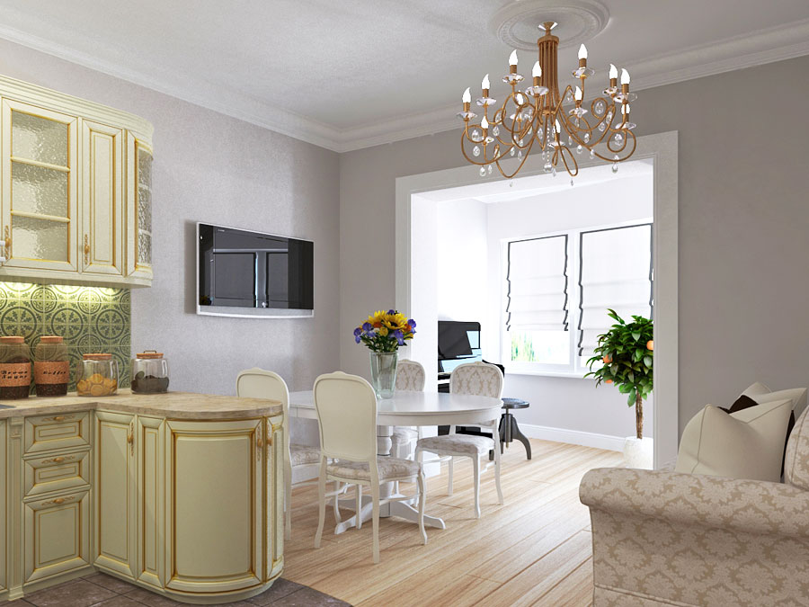 studio apartment 30 ตร.ม. สไตล์คลาสสิค