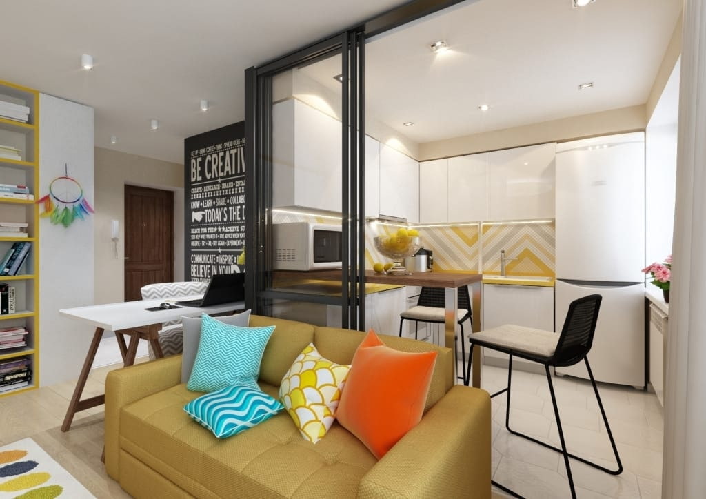 studio apartment 30 sq m