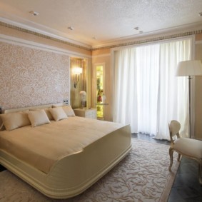 โพรง drywall ในการตกแต่งภาพห้องนอน