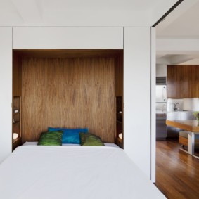 โพรง drywall ในการตกแต่งภาพห้องนอน