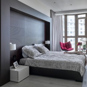 โพรง drywall ในแนวคิดการตกแต่งภายในห้องนอน